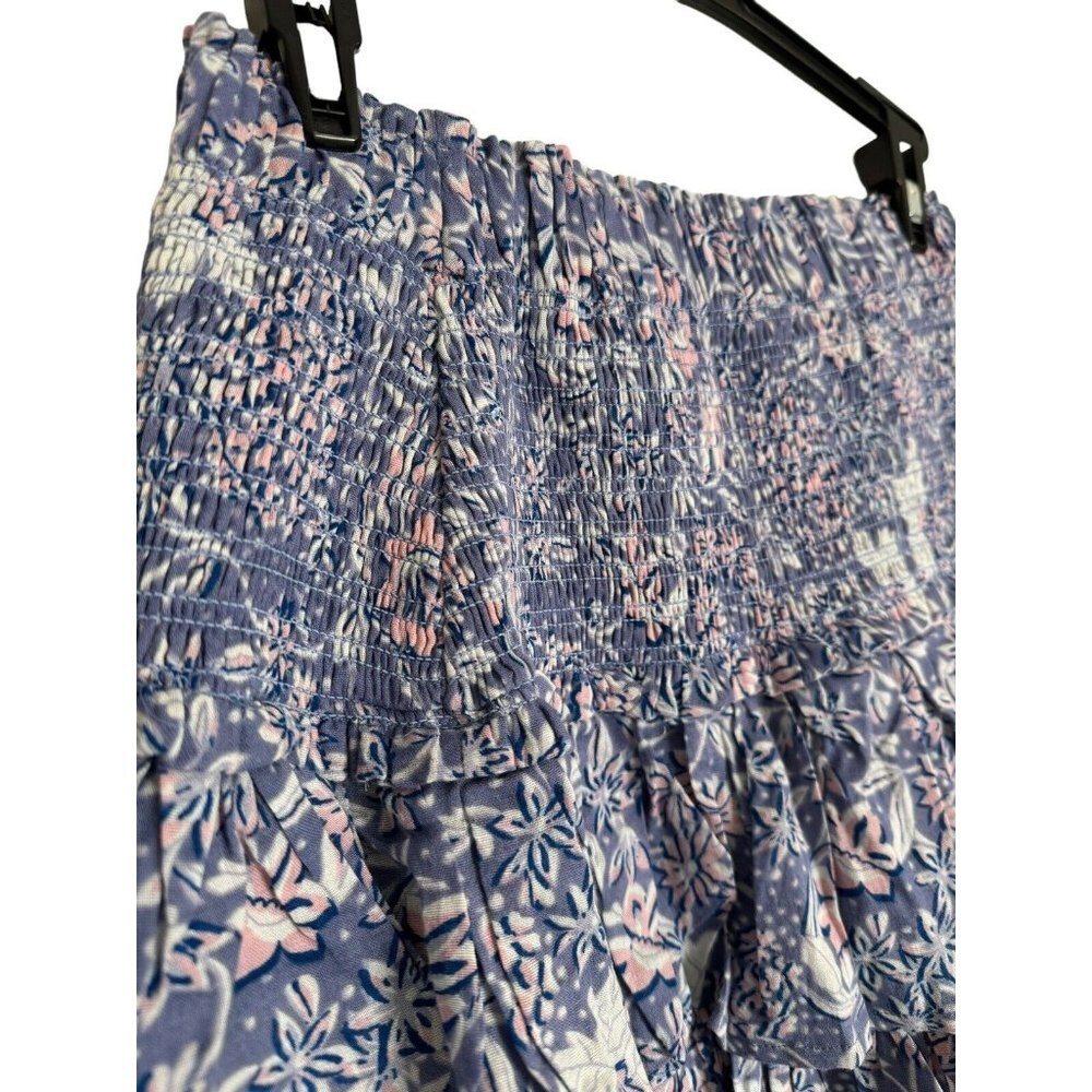 New Sundry Wild Floral Ruffle Smocked Size 2 Print Skirt - Picture 4 of 9